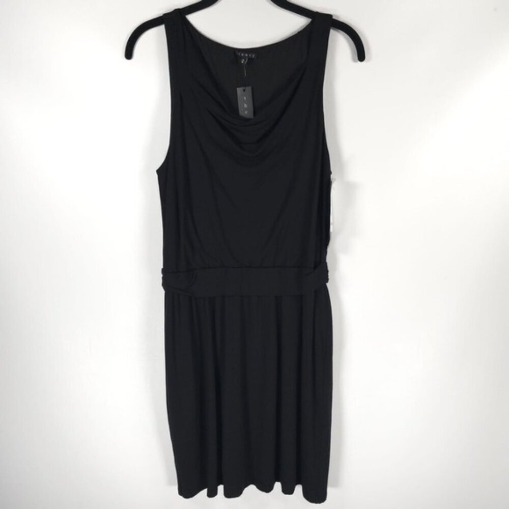 NWT THEORY USA 🇺🇸 Made JAYSA K SULLA Sleeveless Cowl Nk Dress C0425614 MEDIUM